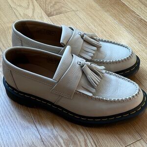 Dr. Martens Cream Leather Loafers
